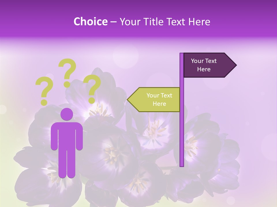Bunch Of Blossom Sweet PowerPoint Template