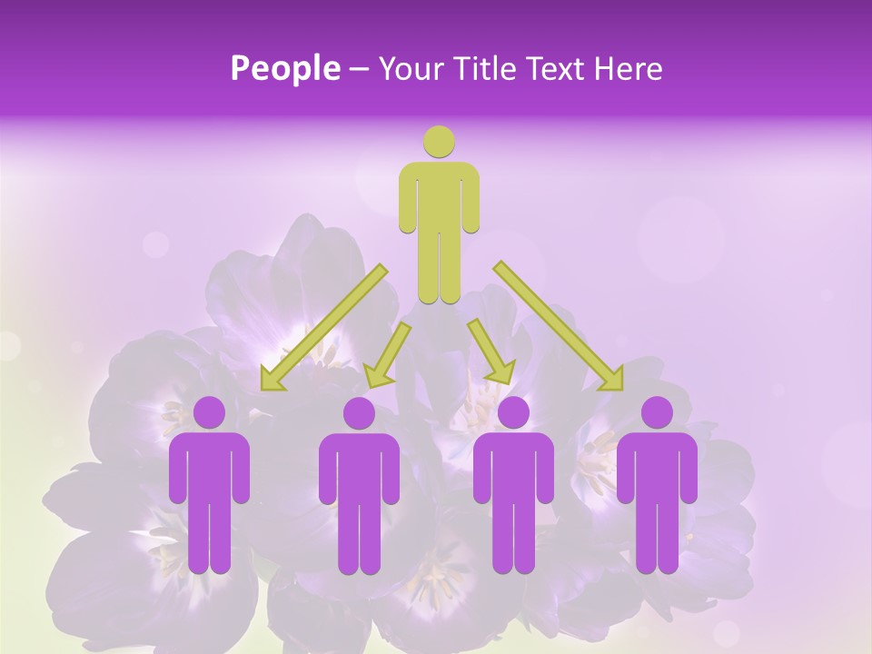 Bunch Of Blossom Sweet PowerPoint Template