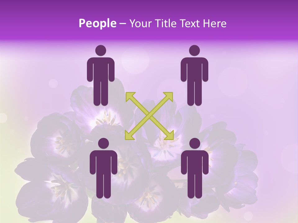 Bunch Of Blossom Sweet PowerPoint Template