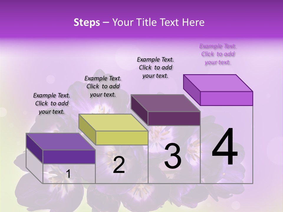 Bunch Of Blossom Sweet PowerPoint Template