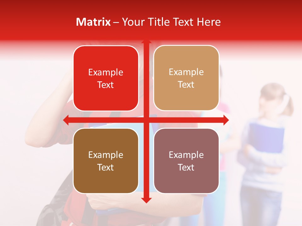 Beautiful Pupils Man PowerPoint Template