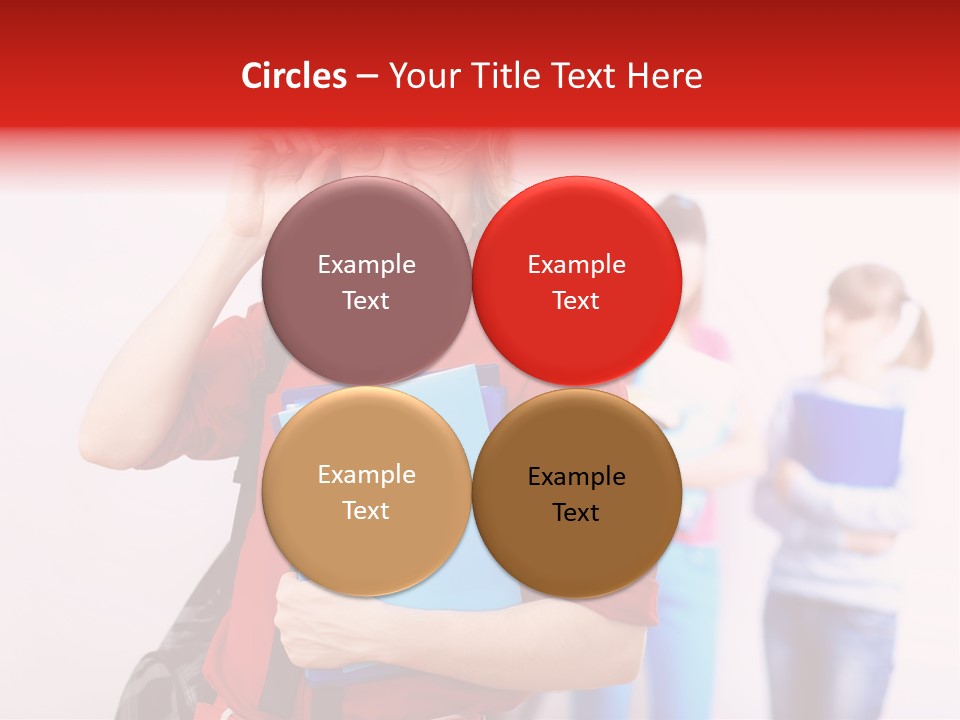 Beautiful Pupils Man PowerPoint Template