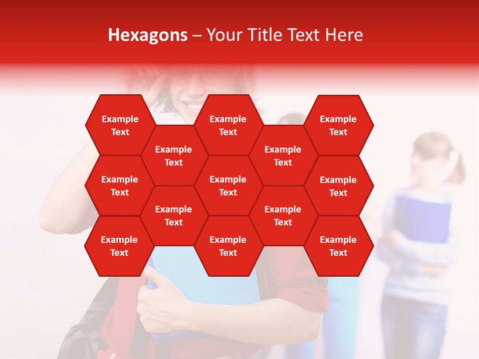 Beautiful Pupils Man PowerPoint Template