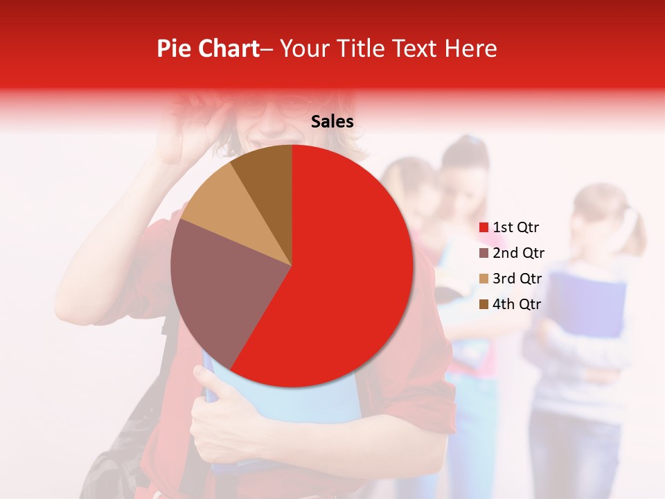 Beautiful Pupils Man PowerPoint Template
