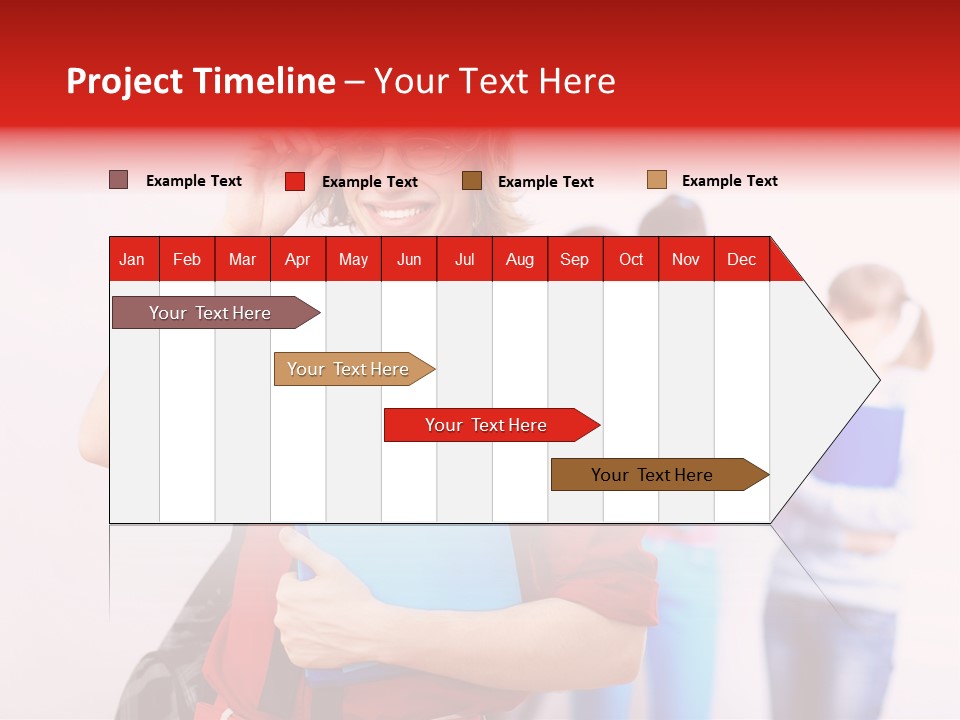 Beautiful Pupils Man PowerPoint Template