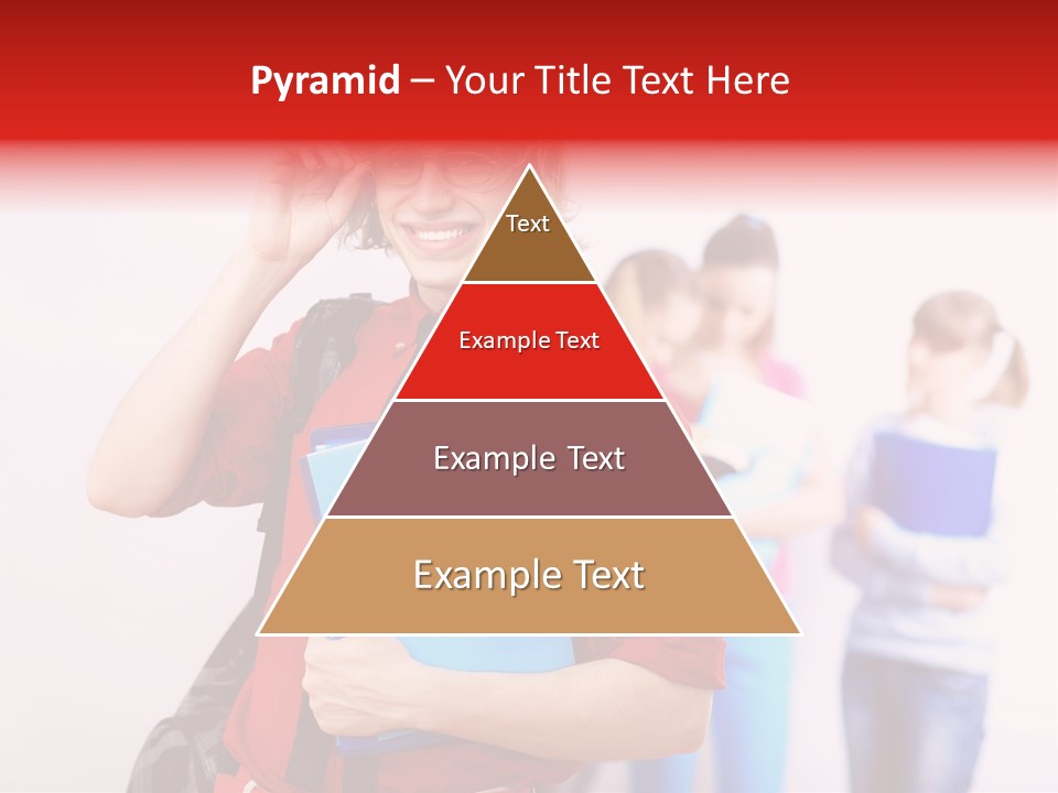 Beautiful Pupils Man PowerPoint Template