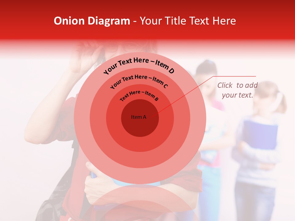 Beautiful Pupils Man PowerPoint Template