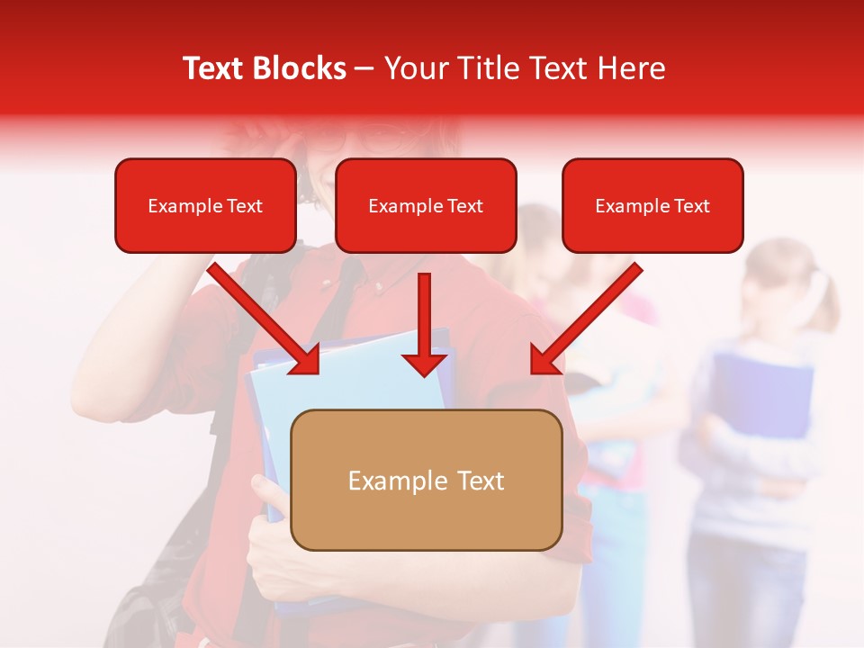 Beautiful Pupils Man PowerPoint Template