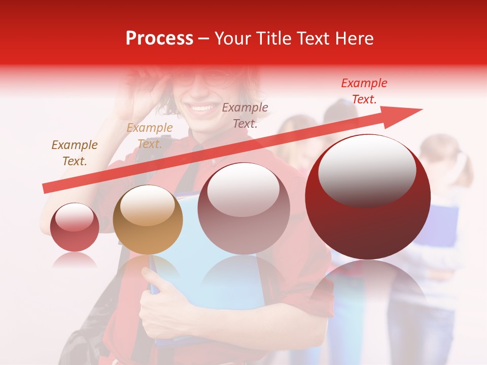 Beautiful Pupils Man PowerPoint Template