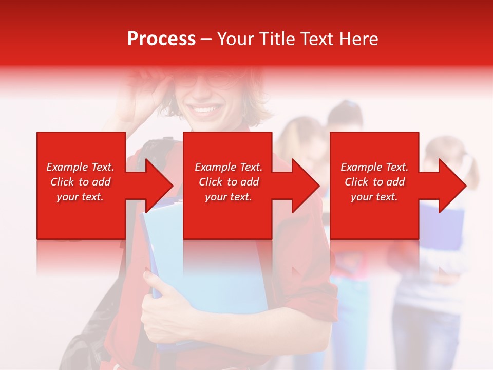 Beautiful Pupils Man PowerPoint Template