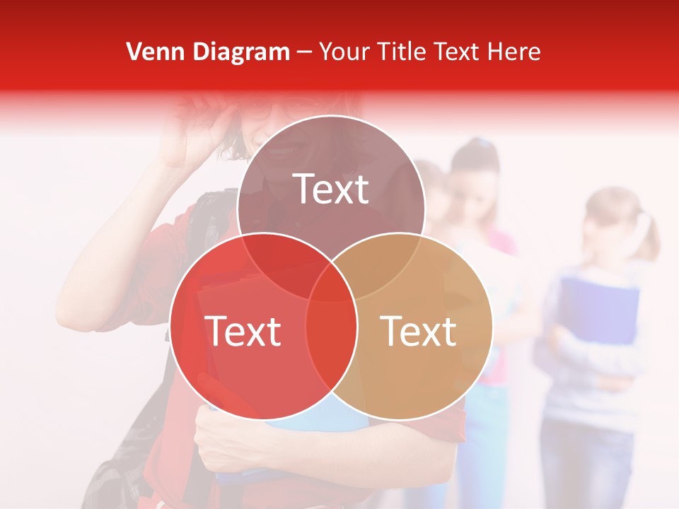 Beautiful Pupils Man PowerPoint Template