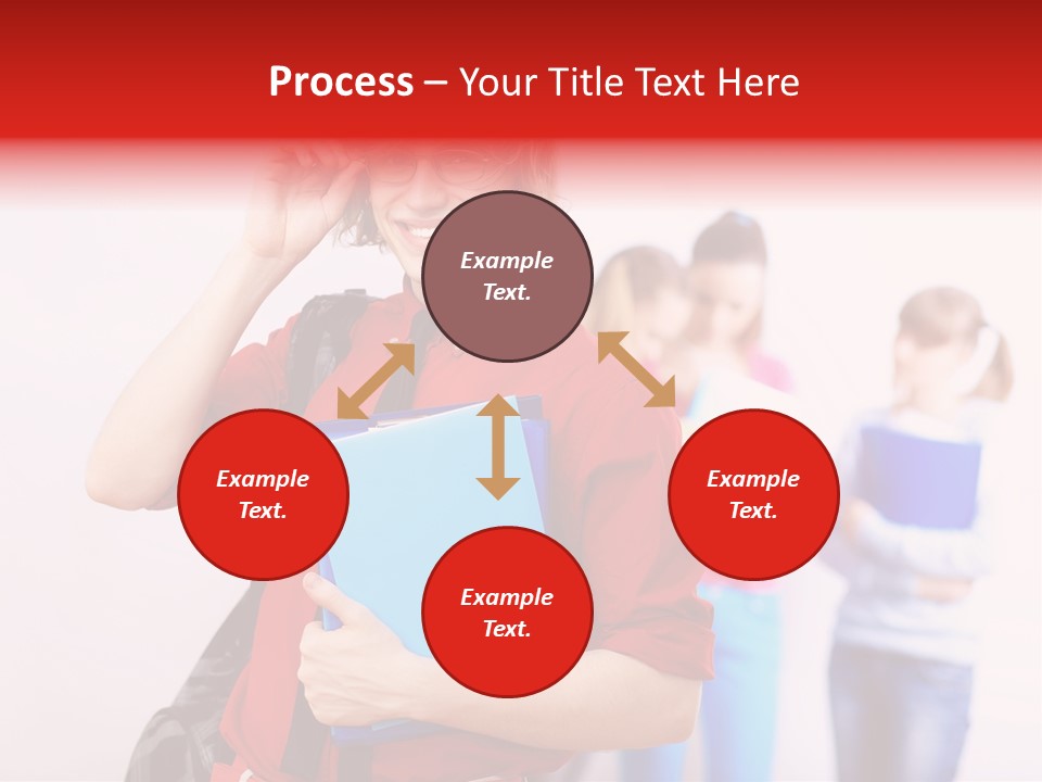 Beautiful Pupils Man PowerPoint Template