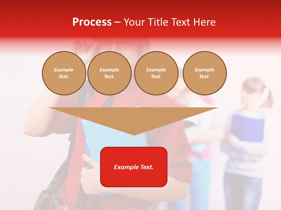 Beautiful Pupils Man PowerPoint Template