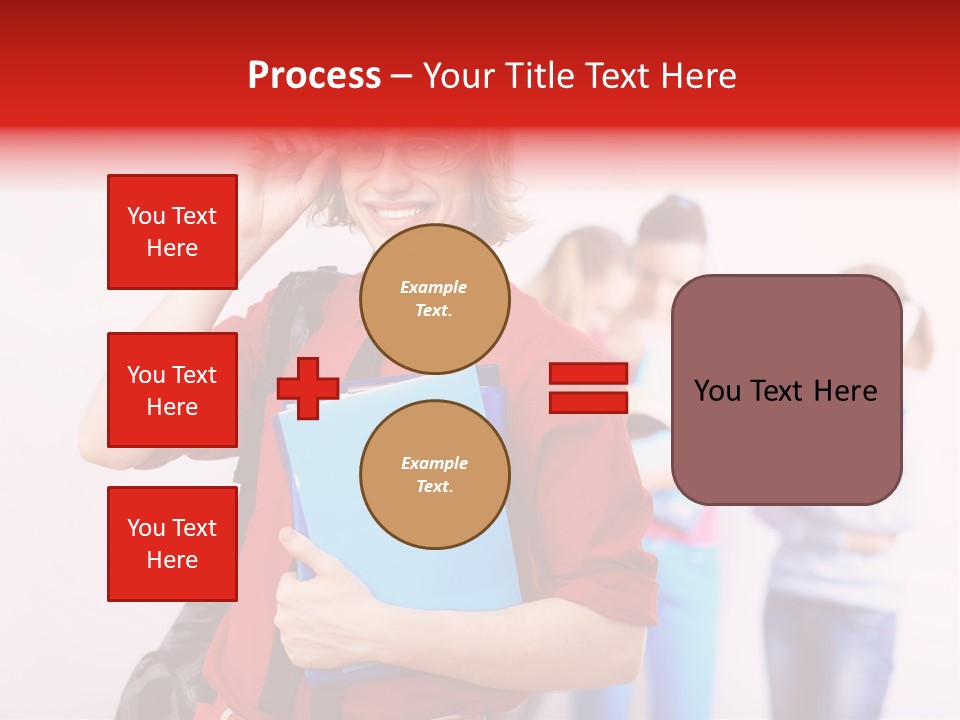 Beautiful Pupils Man PowerPoint Template