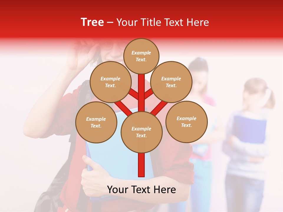 Beautiful Pupils Man PowerPoint Template