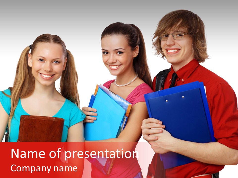 Hold Lecture Educated PowerPoint Template