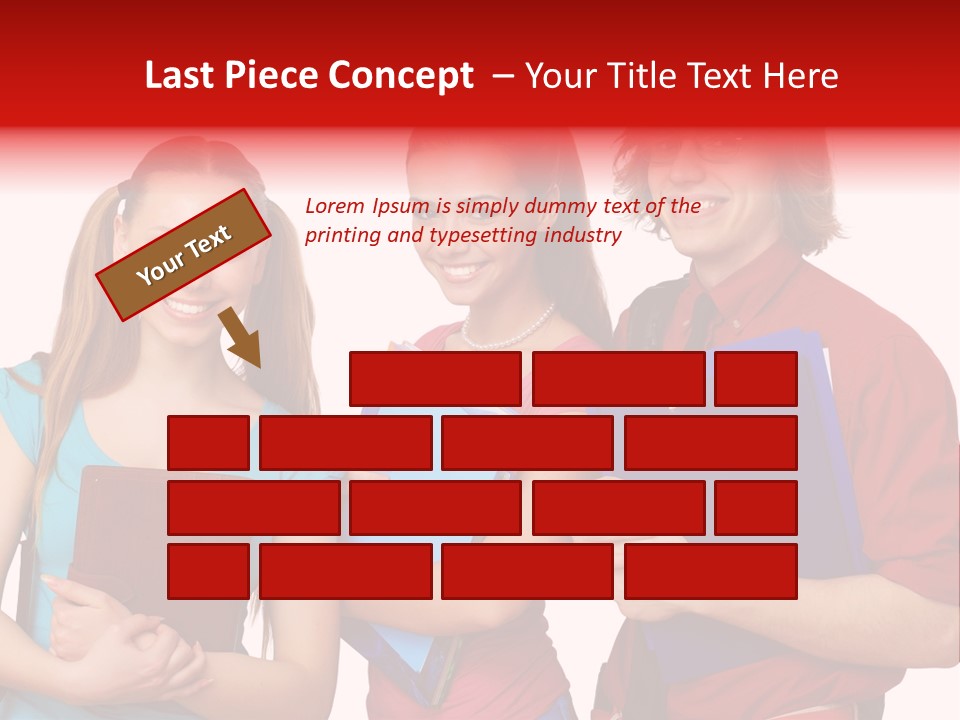 Hold Lecture Educated PowerPoint Template