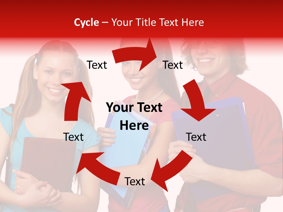 Hold Lecture Educated PowerPoint Template