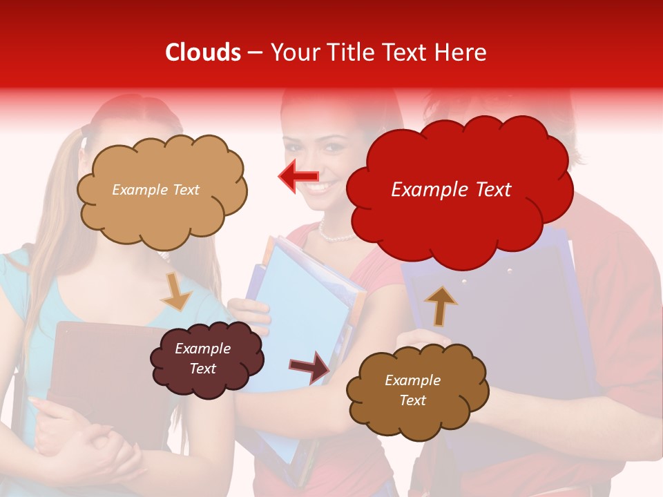 Hold Lecture Educated PowerPoint Template