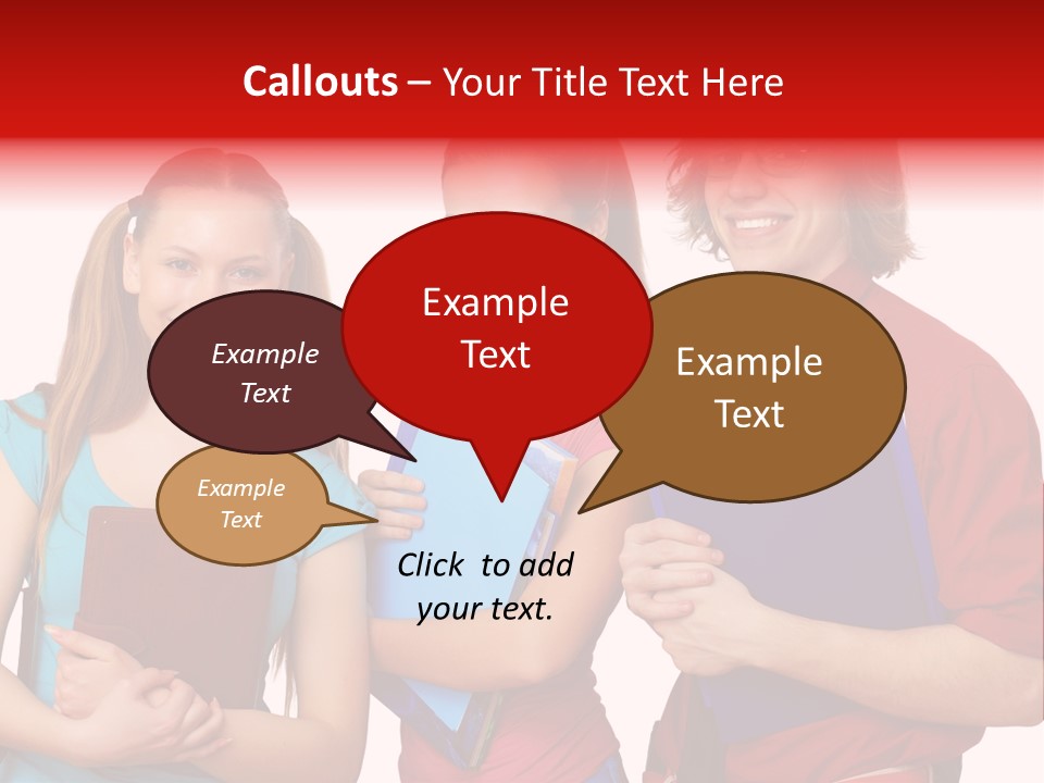 Hold Lecture Educated PowerPoint Template