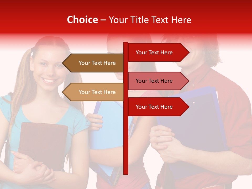 Hold Lecture Educated PowerPoint Template