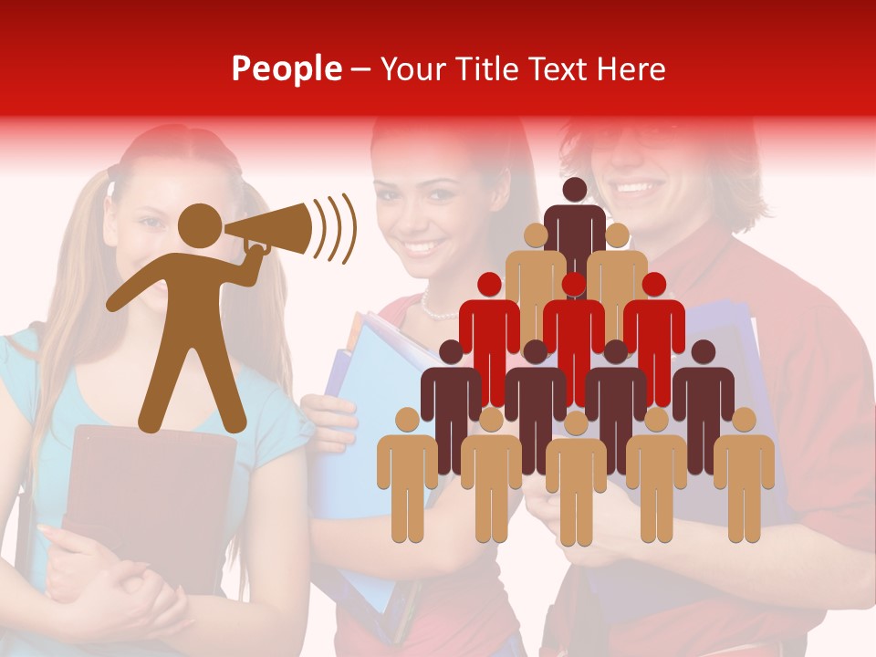 Hold Lecture Educated PowerPoint Template