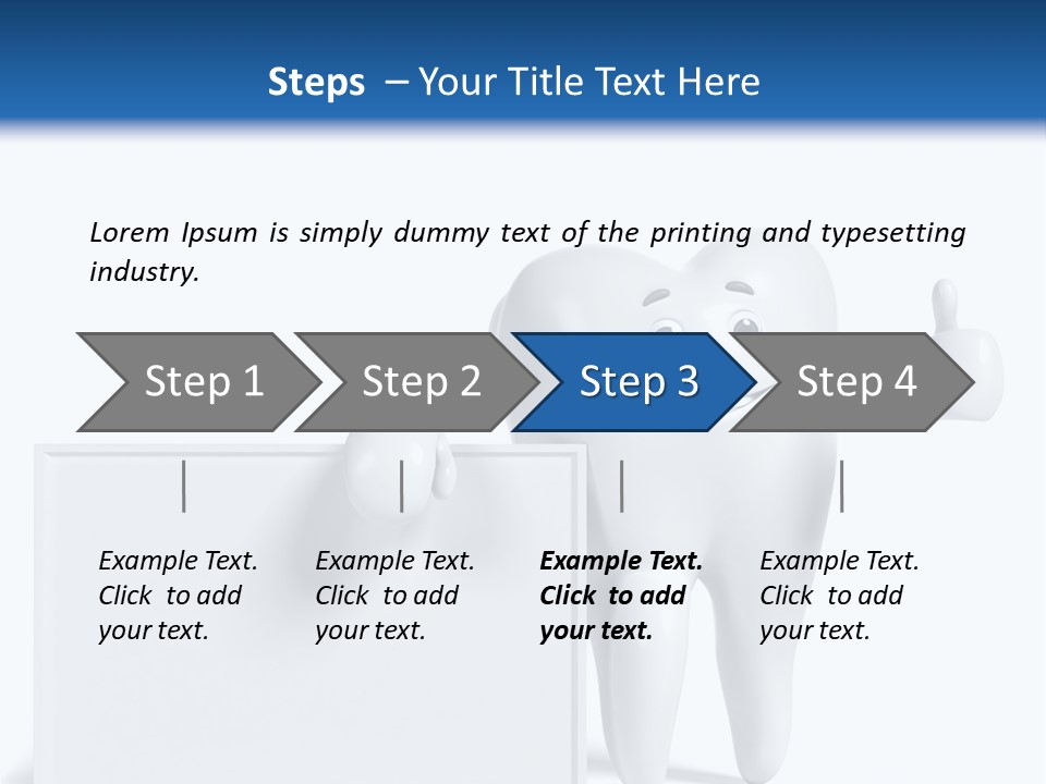 Rendered Health Caries PowerPoint Template