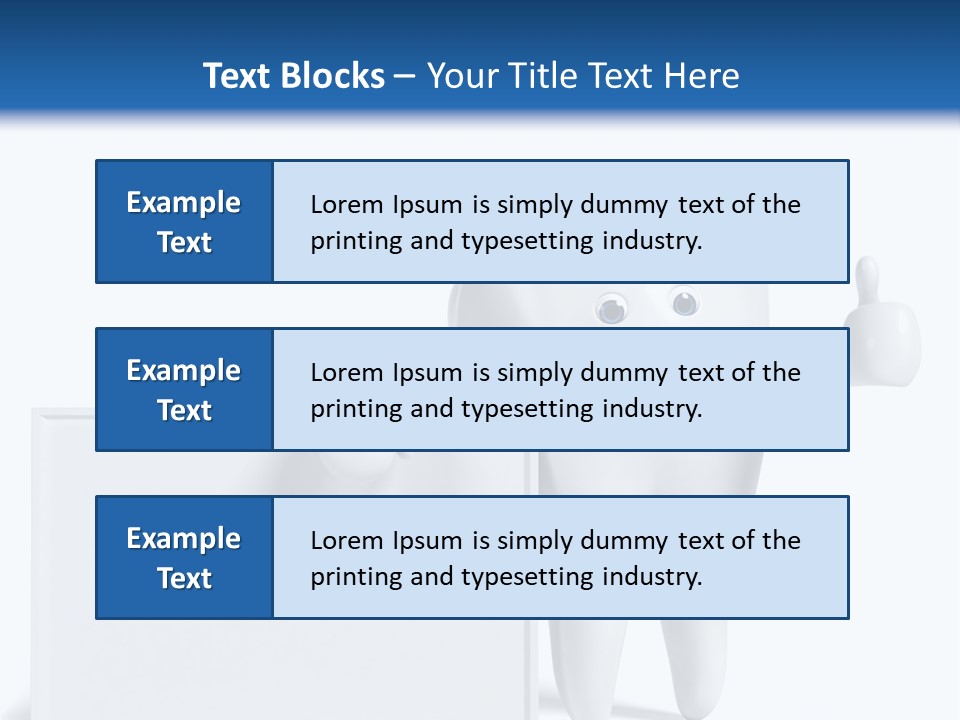 Rendered Health Caries PowerPoint Template
