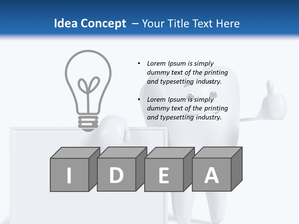 Rendered Health Caries PowerPoint Template