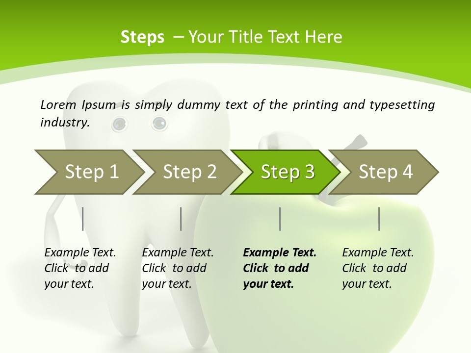 Healthy Illustration Medical PowerPoint Template
