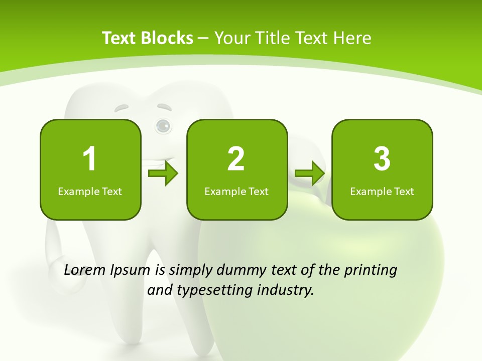 Healthy Illustration Medical PowerPoint Template