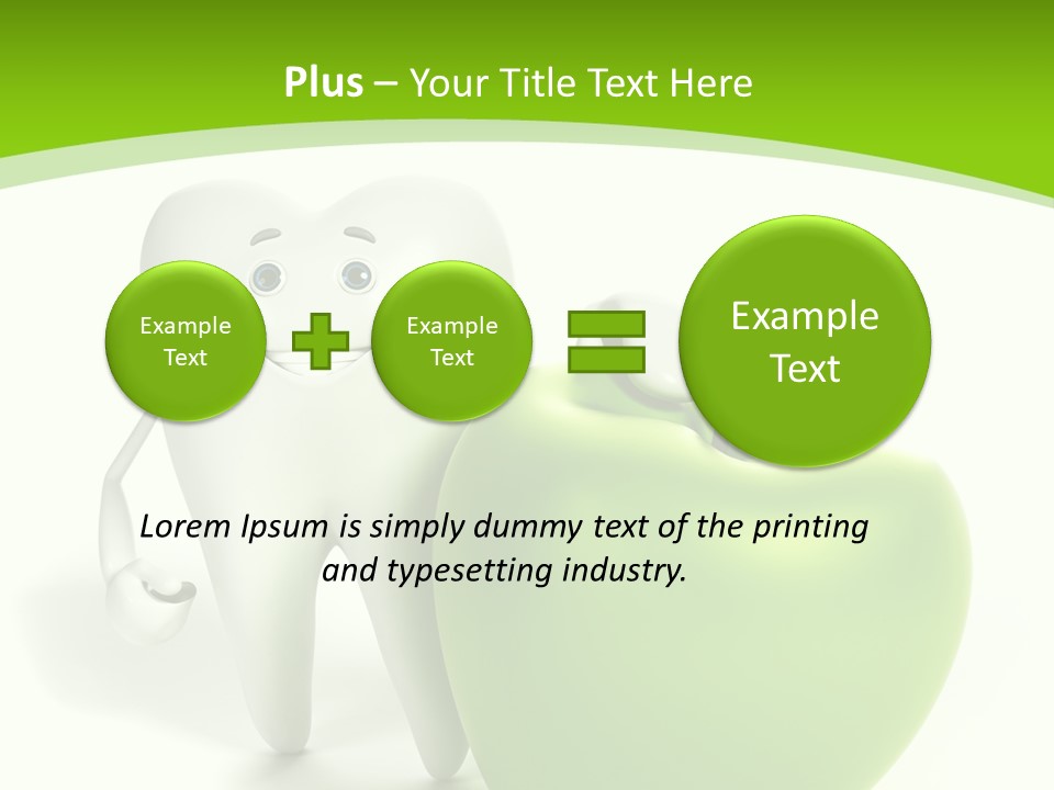 Healthy Illustration Medical PowerPoint Template