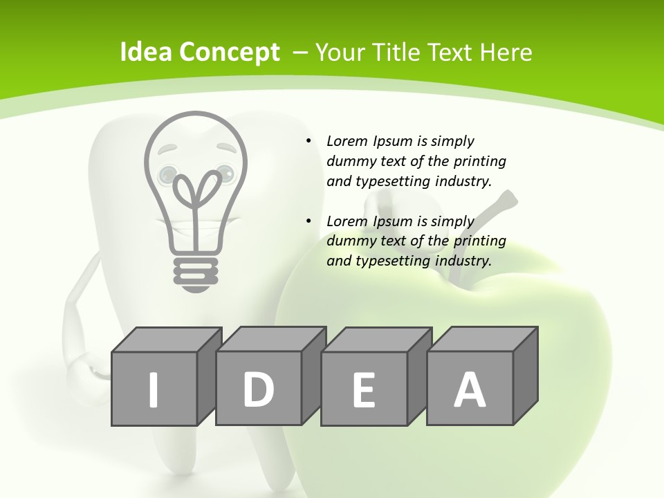 Healthy Illustration Medical PowerPoint Template