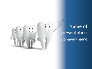 Caries Render Toothache PowerPoint Template