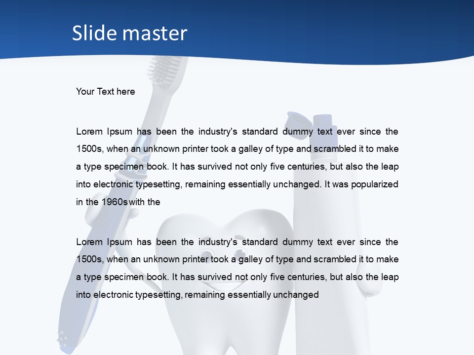 Dental Wisdom Paste PowerPoint Template
