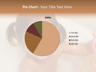 Innocence Tub Pleasure PowerPoint Template