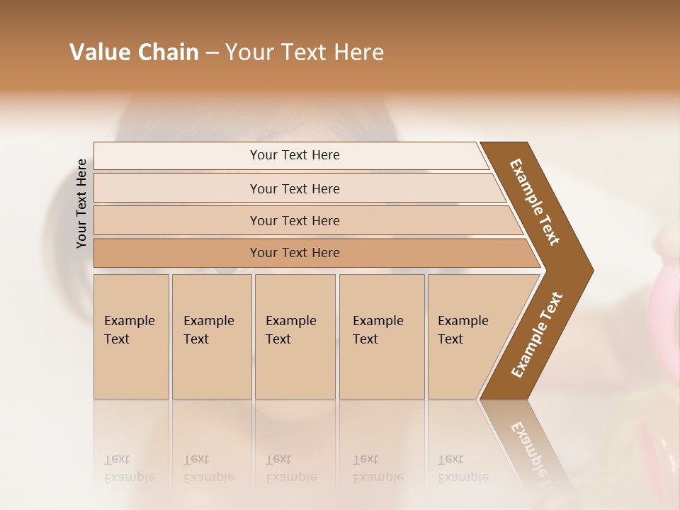 Innocence Tub Pleasure PowerPoint Template