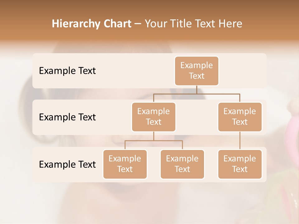 Innocence Tub Pleasure PowerPoint Template