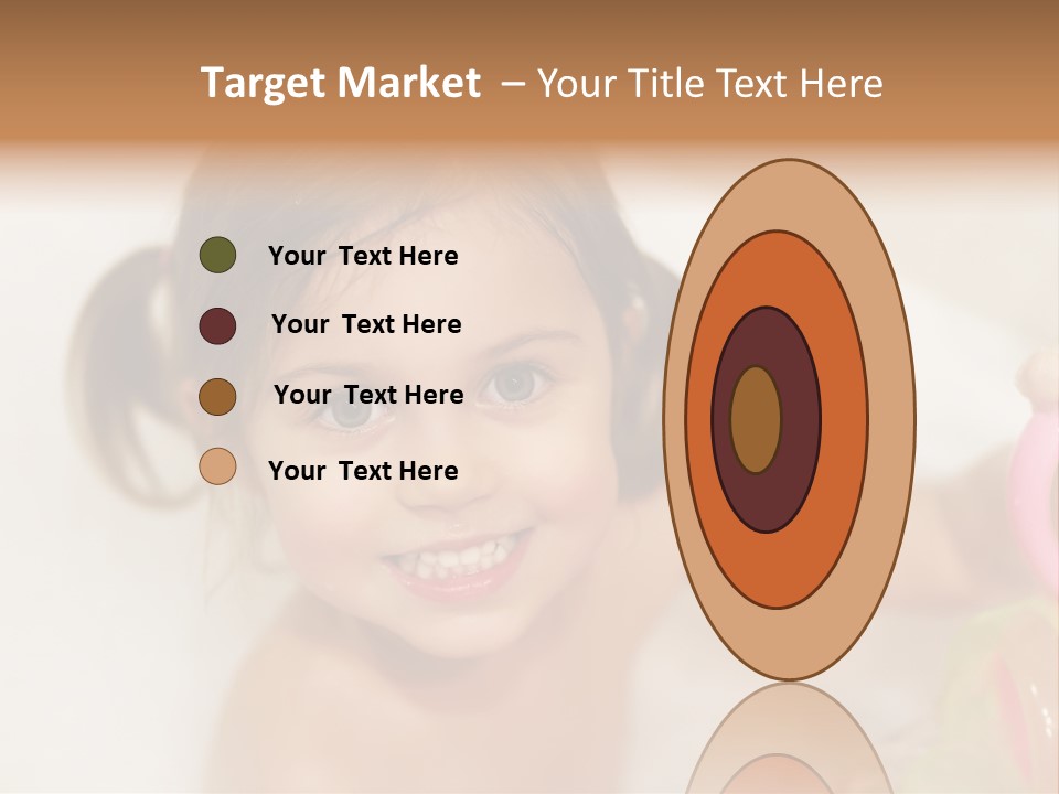 Innocence Tub Pleasure PowerPoint Template