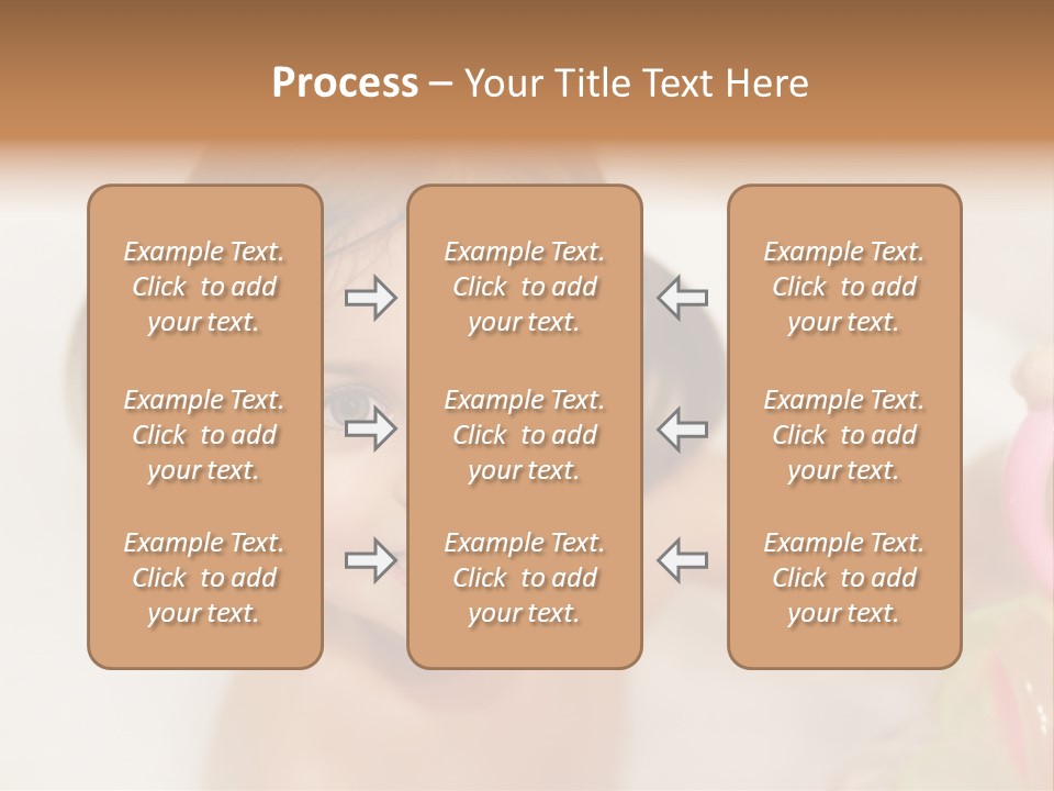 Innocence Tub Pleasure PowerPoint Template