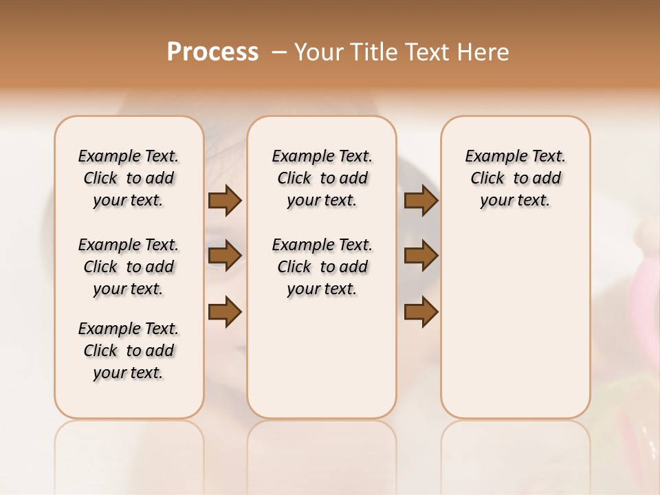 Innocence Tub Pleasure PowerPoint Template