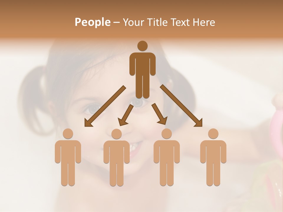 Innocence Tub Pleasure PowerPoint Template