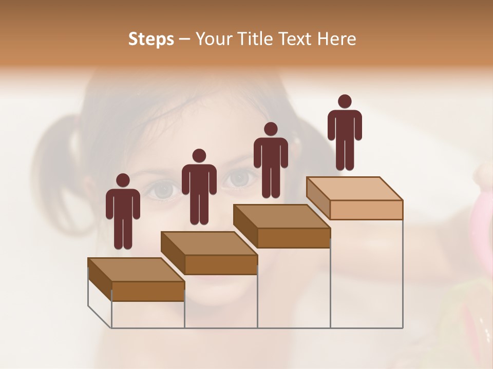 Innocence Tub Pleasure PowerPoint Template