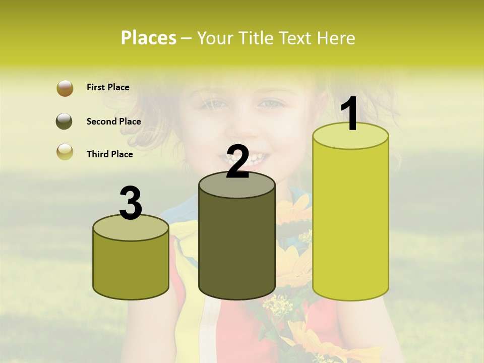 People Adorable Young PowerPoint Template