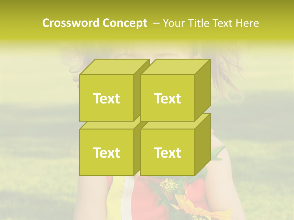People Adorable Young PowerPoint Template