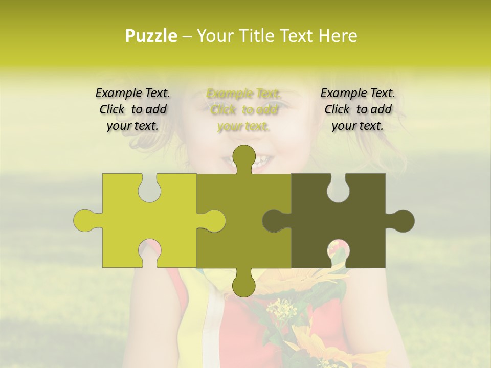 People Adorable Young PowerPoint Template