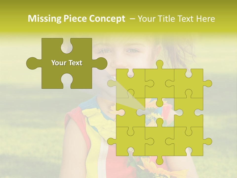 People Adorable Young PowerPoint Template