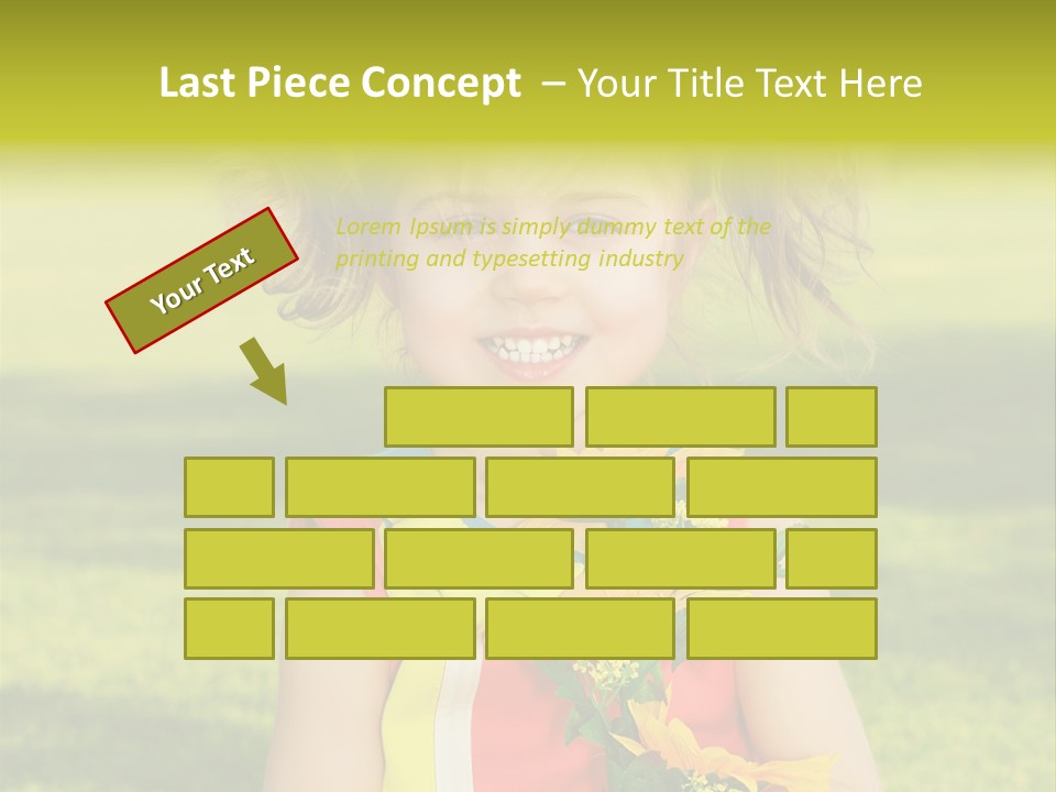 People Adorable Young PowerPoint Template