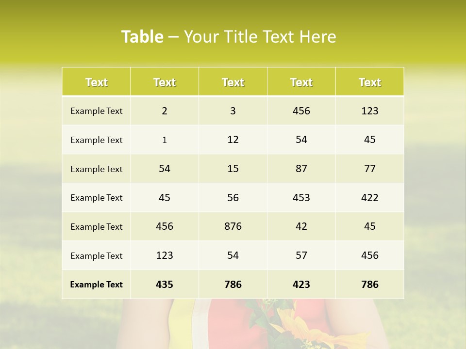 People Adorable Young PowerPoint Template