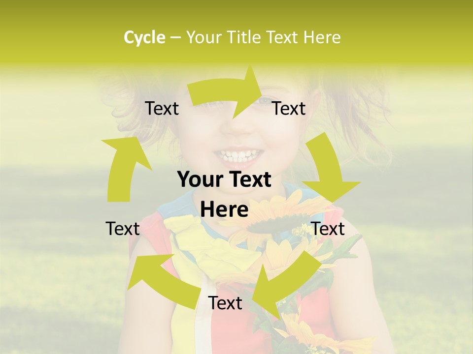 People Adorable Young PowerPoint Template